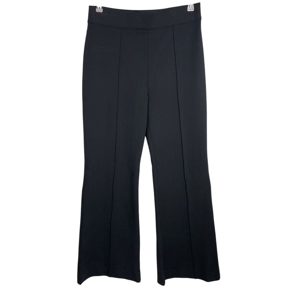 SPANX Supersmooth Perfect Fit Black Ponte  Flare Pull On Pants  #20252Q Large